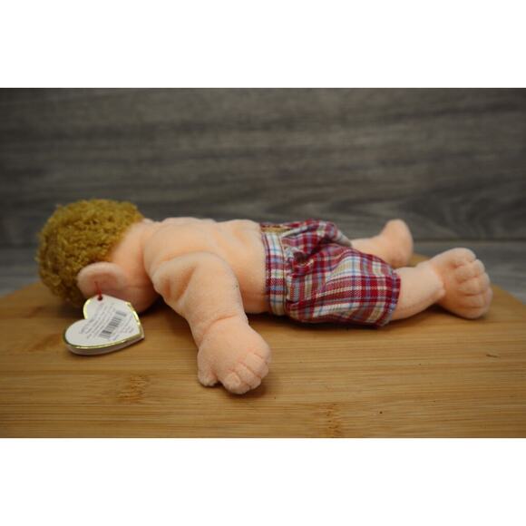 TY Beanie Kids Collection Boomer Stuffed Animal Plush 1994 TY Gear Shorts Boy - Picture 5 of 15